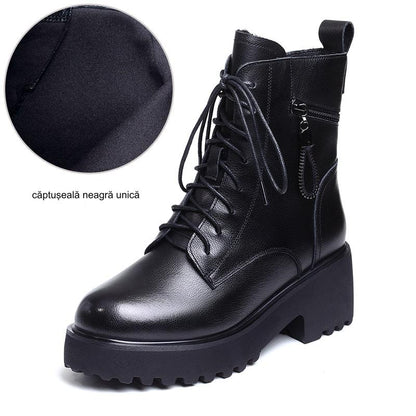 💥【45% OFF】【35-40】2024 nowe buty zimowe ze skóry kaszmirowej, pogrubionej wodoodpornej bawełny 3803476