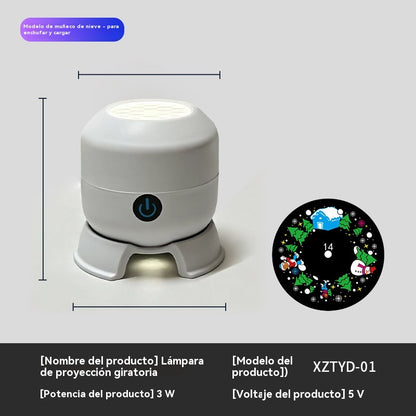 obrotowy projektor led dynamiczny