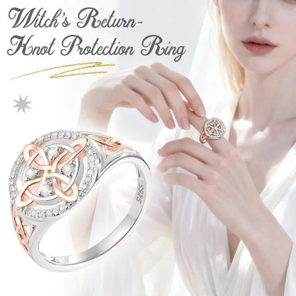 🔮【Kupite 1, dobijte 1 gratis】Ručno izrađen prsten od 925 srebra s vještičjim čvorom