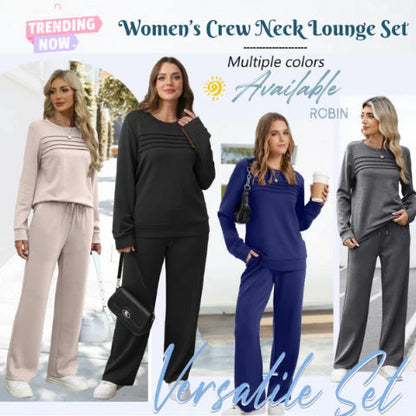 🔥【S-5XL】💖Damski, modny, sportowy zestaw na co dzień, wysokiej jakości bawełniana koszulka z długim rękawem + spodnie - E ✅️Płatność przy odbiorze