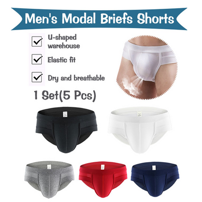 Gran valor 🔥 [Juego de 5] 🩲 Pantalones cortos triangulares para hombre [M-4XL]