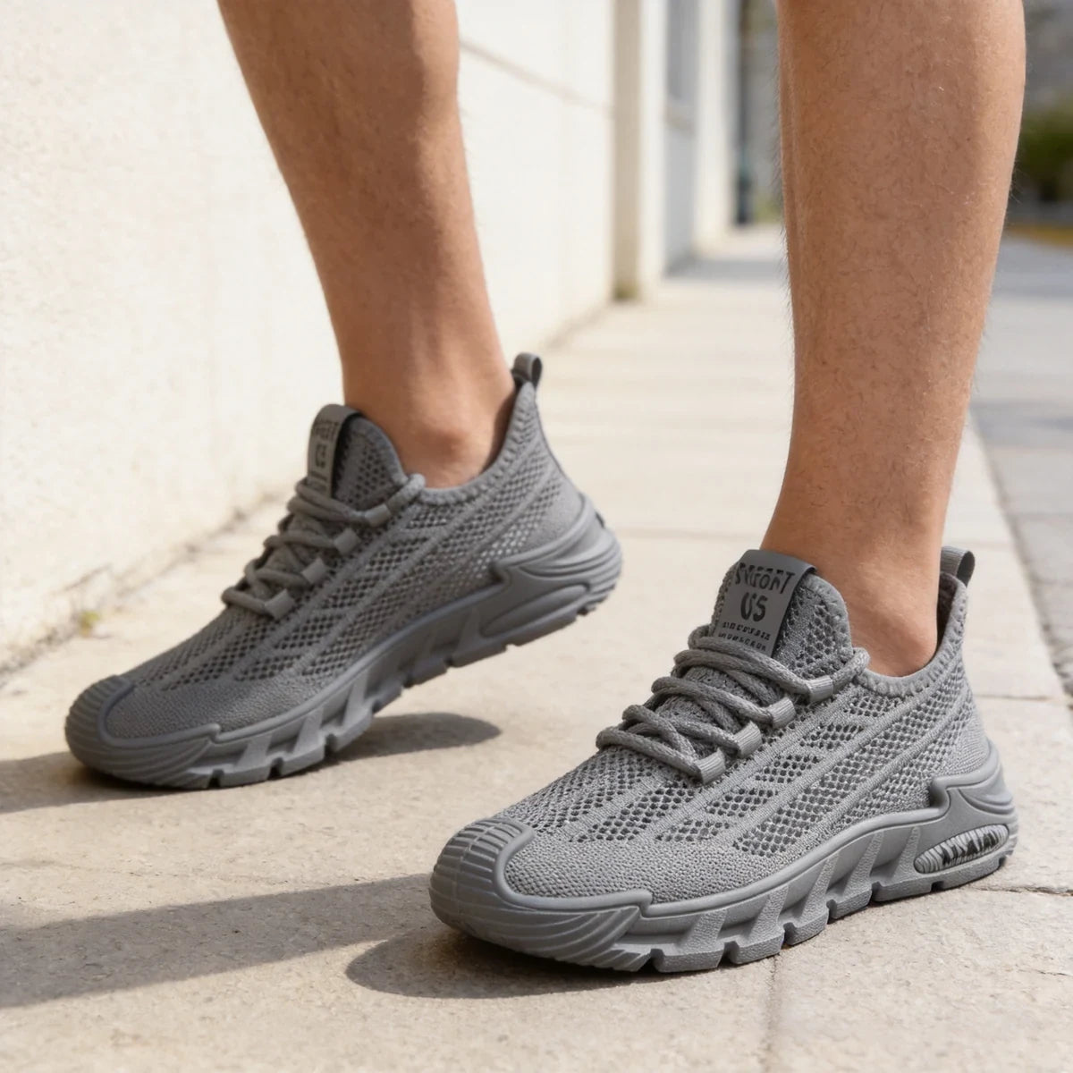 【39-44】🔥Nuevas zapatillas de hombre transpirables de malla perforada con suela flexible para una mayor comodidad al caminar💨