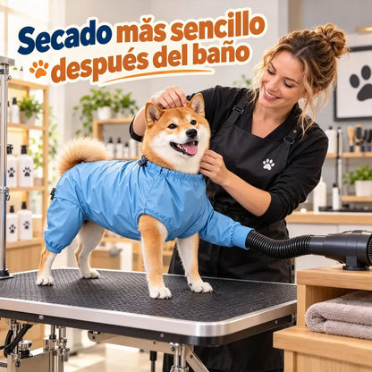 🐕 Bolsa portátil de secado rápido para perros y gatos ⚡ · Circulación de aire caliente a 360° · Sin pelos sueltos · Tallas S–XL 🌟!