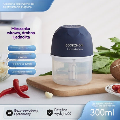 🔥 🥗Kup 1, drugi GRATIS! ✨ Bezprzewodowy mini rozdrabniacz do żywności