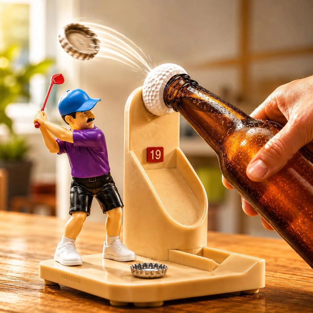 🔥1 za 99z🔥Nieprzegap okazji, 50% zniżki!⛳ 🏌️✨Zabawny otwieracz do butelek z motywem golfa