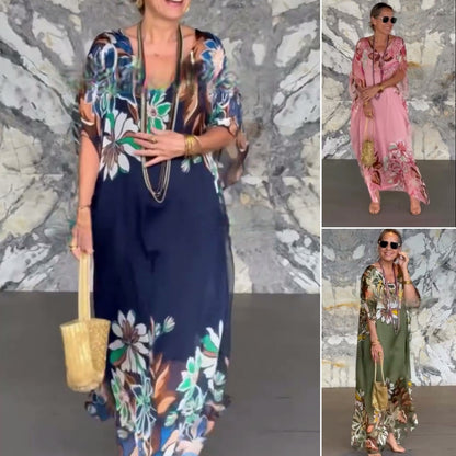 🔥💕【S-5XL】Rochie nouă, la modă, de înaltă calitate ✔Senzație confortabilă pe piele ✔Rochie versatilă ✔Potrivită pentru zi de zi