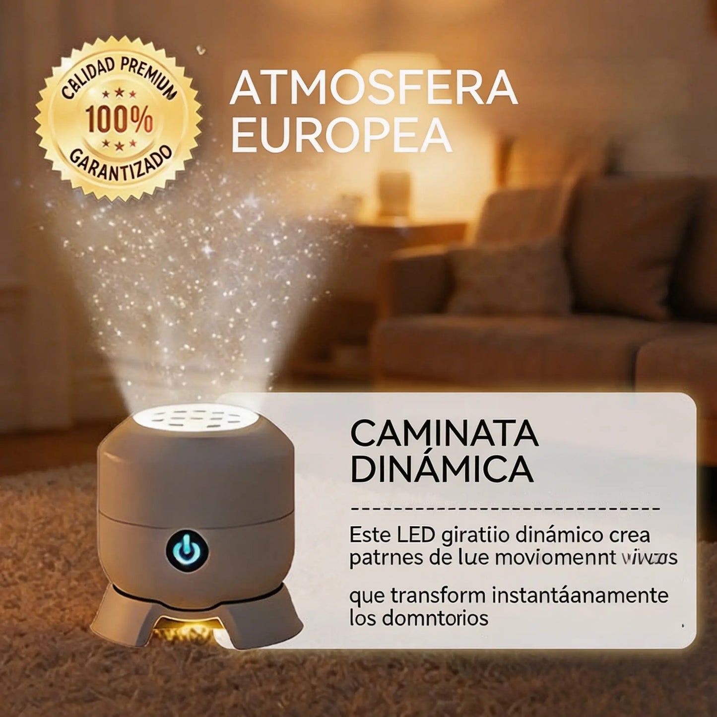 💖🌙¡Lámpara proyector LED giratoria dinámica 2026! ☁️🔥✨