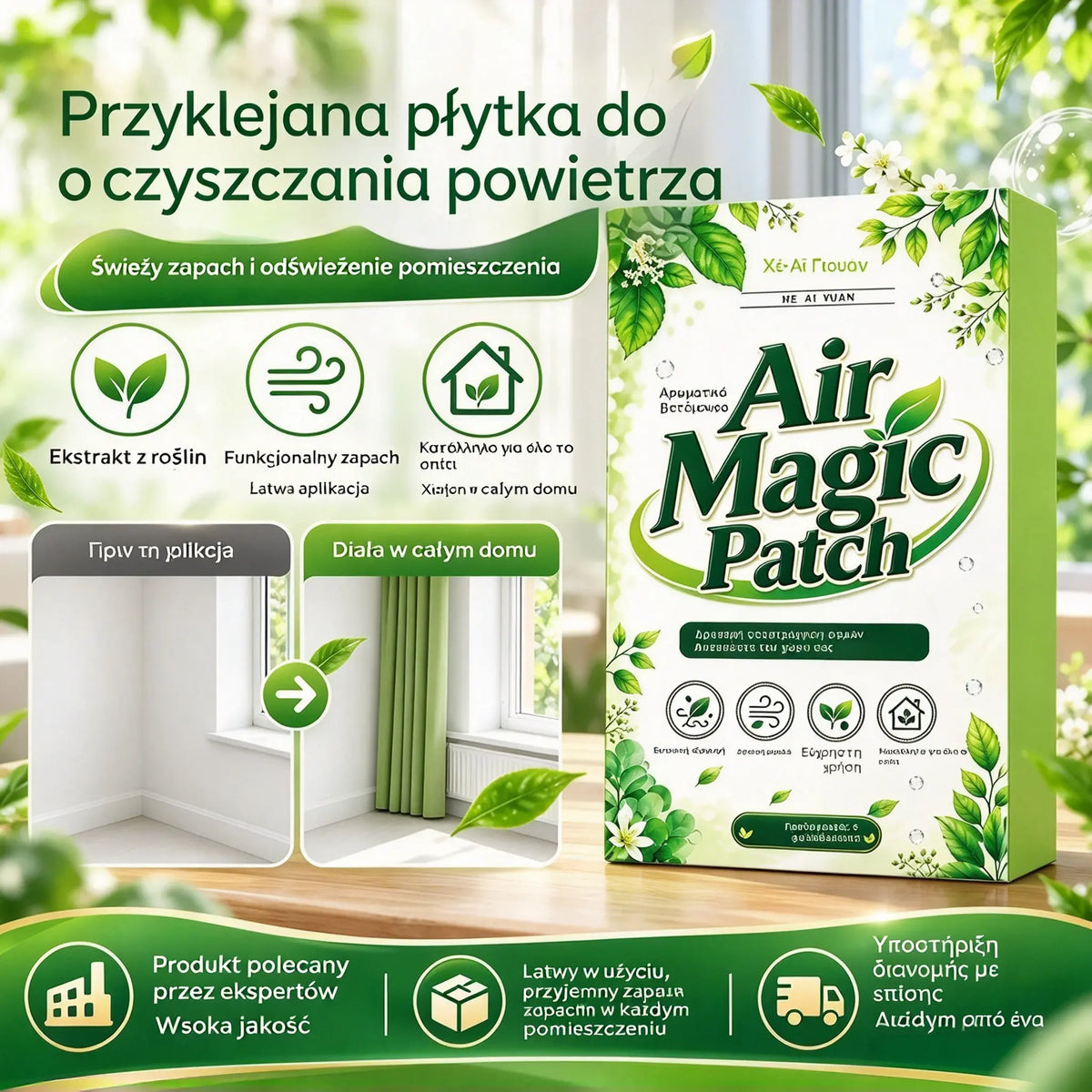🔥🌿【2 opakowania za 109 zł】🚫🪳Długotrwałe naklejki z piołunem na roztocza – 1 opakowanie (6 naklejek)