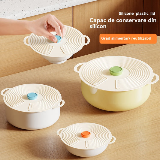 🔥【Ultima zi de reducere 50%】Capace din silicon alimentar care păstrează prospețimea