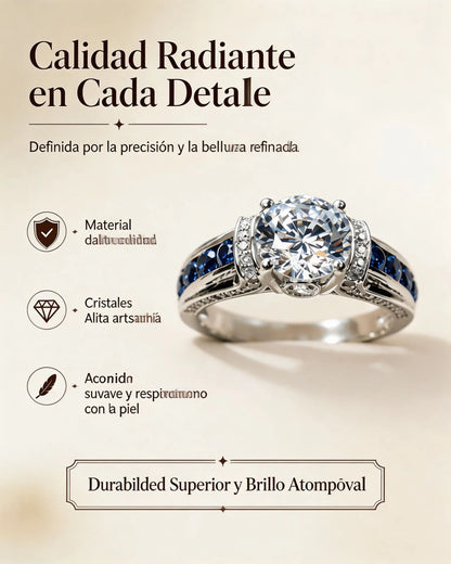 🔥【compre uno y llévese otro gratis】✨ Elegante anillo de cóctel con circonita cúbica: un diseño deslumbrante para iluminar momentos especiales.