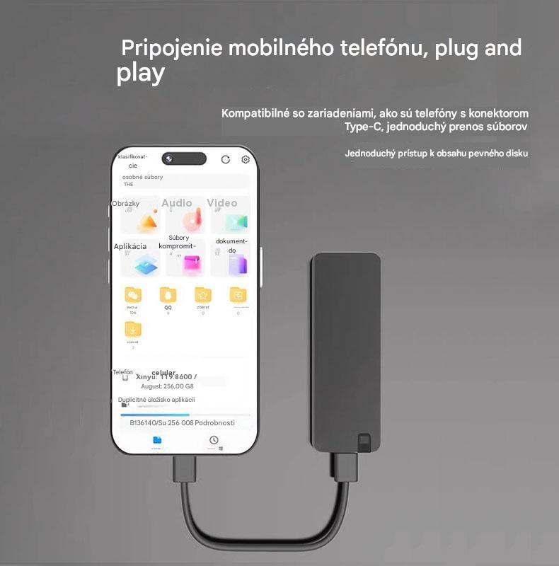 🔥Top hit【Zľava 50%】⚡ Vysokorýchlostný multifunkčný pevný disk s rozhraním USB 3.0 | Rýchly prenos, široká kompatibilita, bezstarostné úložisko 💻📦