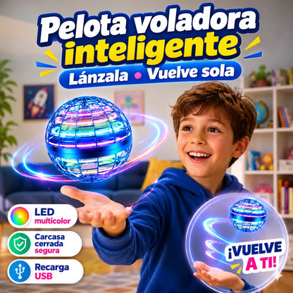 🔥Compre 1 y obtenga 1 gratis🔥🛸🪐 Pelota con sensor inteligente, pelota giratoria voladora, juguete para niños🌀