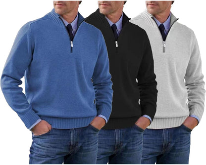 🔥👔【L-5XL】Popularni topli puloveri s patentnim zatvaračem za jesen i zimu