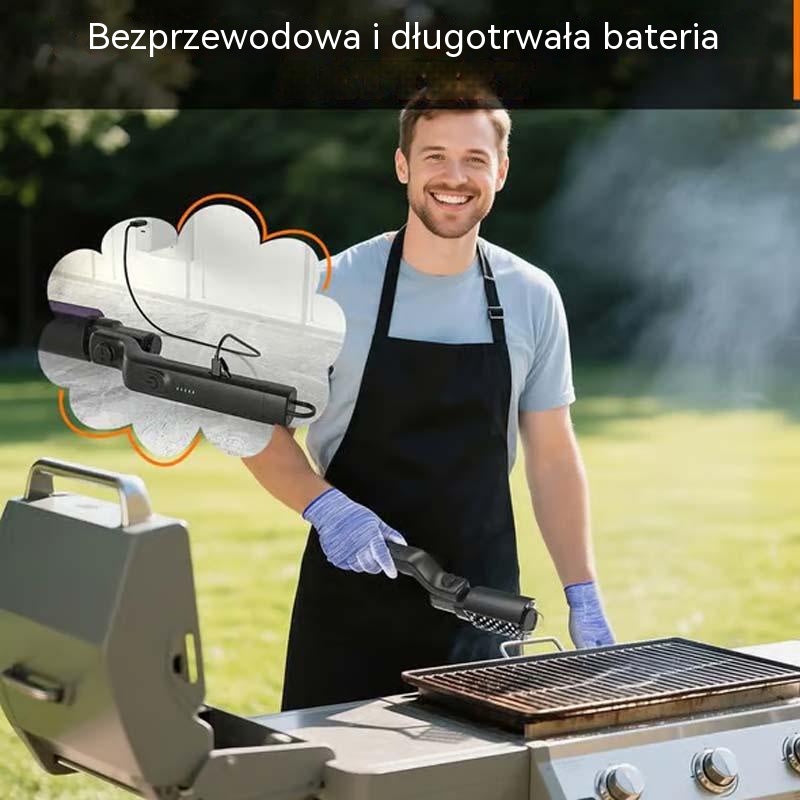 📢📢Elektryczny czyszczacz do grilla – szybko usuwa tłuszcz i brud!