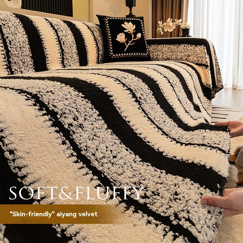 🛋️zľava 50% 🎉 Mäkký, protišmykový plyšový poťah na pohovku🍂【180*130 cm】