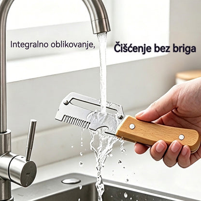 ✅Kupite 1, dobijte 1 gratis (2 artikla) 🧅🔪 Višenamjenska kuhinjska gulilica 3 u 1: Gulite, režite i otvarajte boce! 🔥