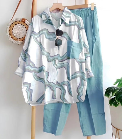 🔥 【 rabat 50%】💖【L-4XL】 🌸 prosty bawełniany zestaw codzienny na wiosnę i jesień, uniwersalny do noszenia na co dzień oraz do pracy