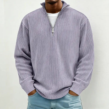 🔥【S-5XL】Nuevo polo de cuello alto sencillo de color liso para hombre, colección 2026