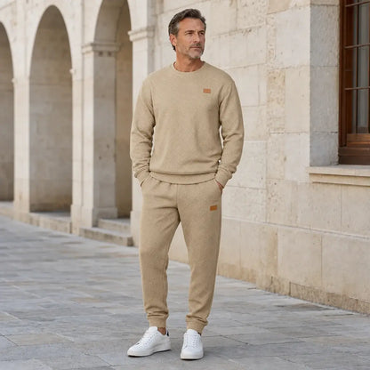 🔥【Jesienne nowości】Wygodny Męski Komplet Casual – Bluza z Długim Rękawem + Spodnie【Płatność przy odbiorze】
