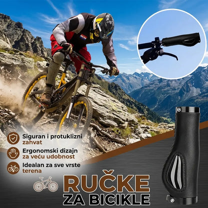 🚴 SADA 50% POPUSTA! 🖐️ Ergonomske ručke upravljača s naslonom za dlanove - dizajn krila, dvostruko zaključavanje i TPR koji apsorbira udarce ✨