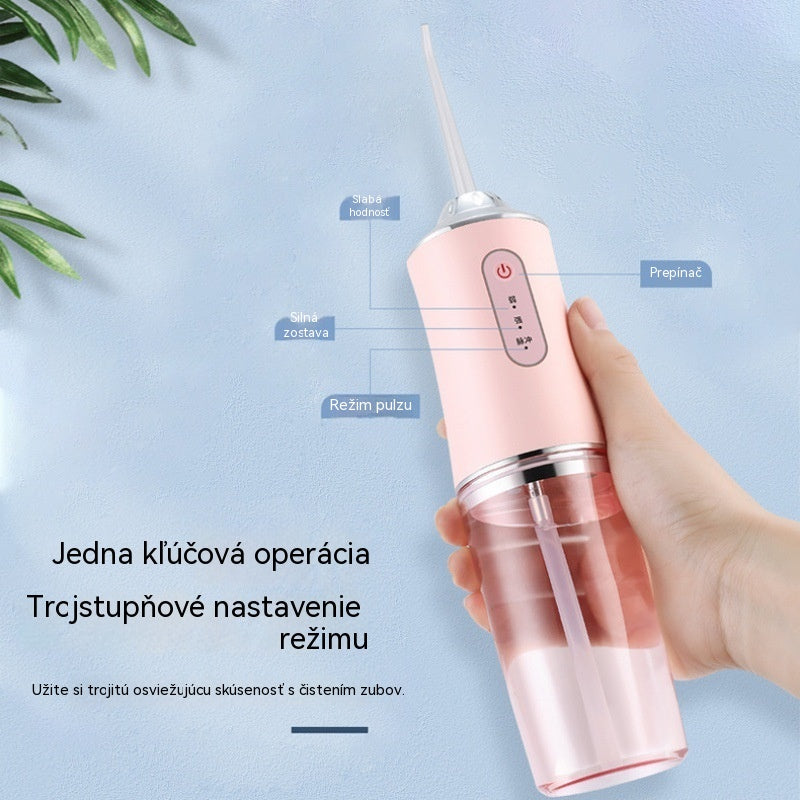 🦷💧⏳ Obmedzená časová špeciálna ponuka ⏰ Prenosný vodný zubný niť a ústna čistiace zariadenie