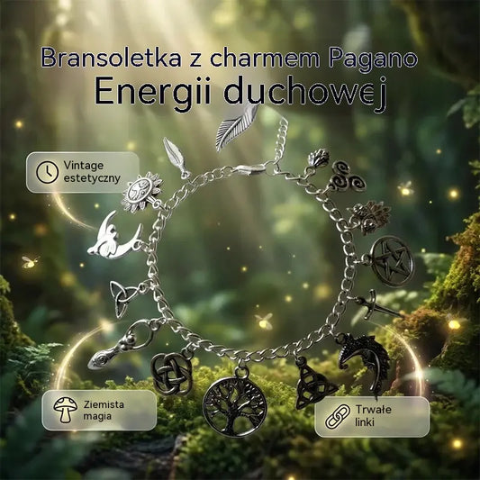 Damska bransoletka typu „charm” w stylu vintage i z mistyczną nutą – biżuteria inspirowana kosmosem, gotykiem i stylem boho 🔮✨