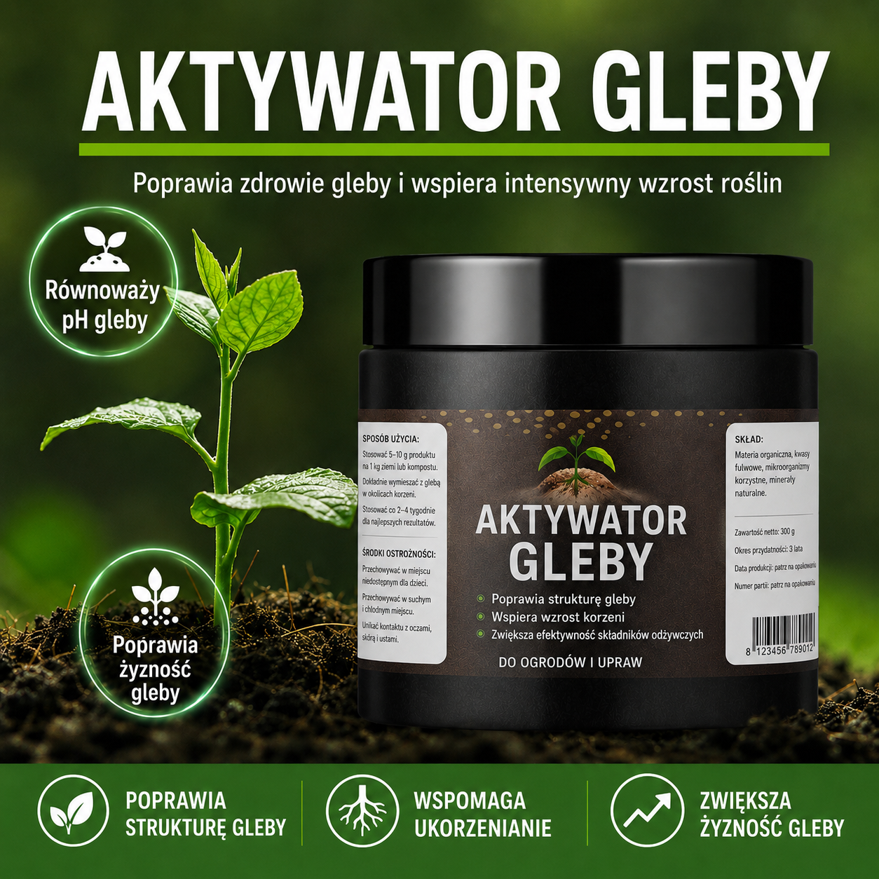 🔥【Rabat 50%】【Kup jeden, drugi gratis】🌱Uniwersalny organiczny aktywator do domu i ogrodu🌱