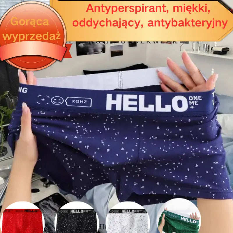 ⏳Kup 5, otrzymaj 5 gratis【40-110kg】🔥(10 sztuk) Nowe męskie bawełniane bokserki