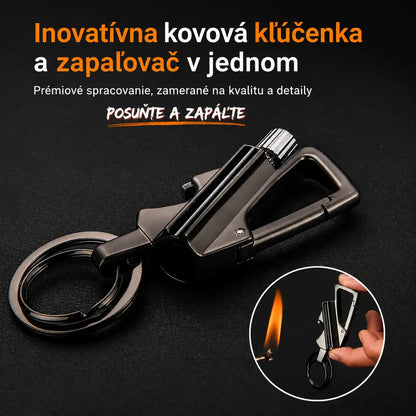 ✨Kombinovaný zapaľovač Infinity Permanent s otváračom na fľaše a multifunkčným nástrojom na kľúčenku