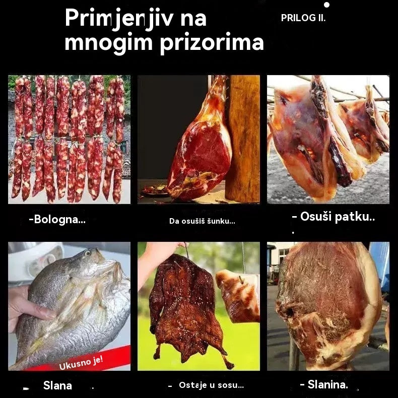 🔥Vruća prodaja【20 kom】🐷🐮🍖Posebna vrećica od gaze za sušenje svinjskog mesa za zaštitu od insekata i ptica