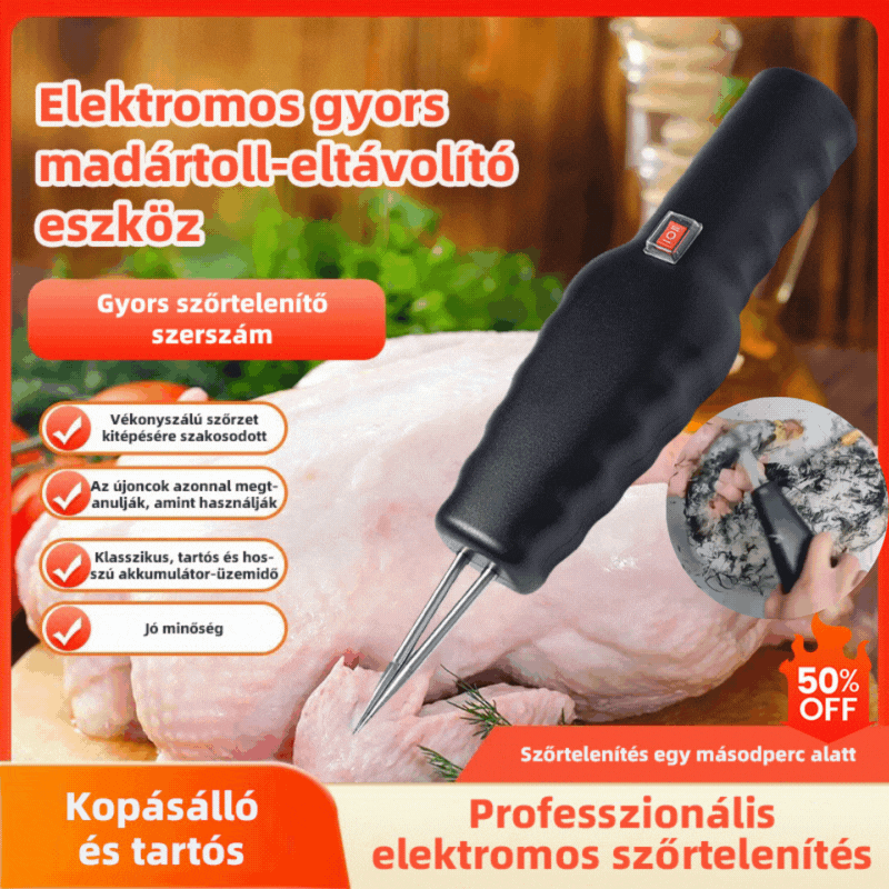 🛒【😍Časovo obmedzená ponuka】🦆Rýchle a jednoduché elektrické odstraňovanie peria – ideálne pre sliepky a kačice