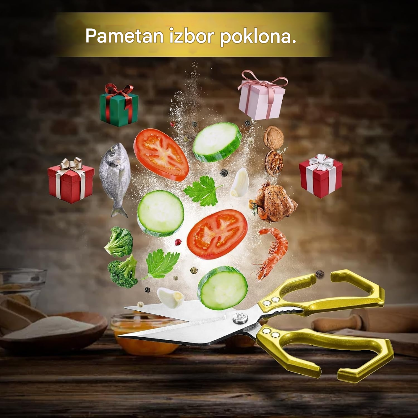 🔥Kupite 1, dobijte 1 gratis🔥Višenamjenske i izdržljive kuhinjske škare