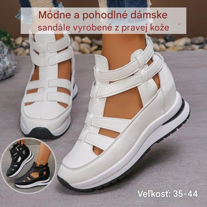 Pohodlné, ľahké sandále s hrubou podrážkou a mäkkou stielkou
