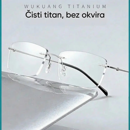 👓 Visokokvalitetne, izuzetno lagane i visokoprozirne profesionalne naočale bez okvira sa zaštitom od plavog svjetla. Unisex dizajn. ✨