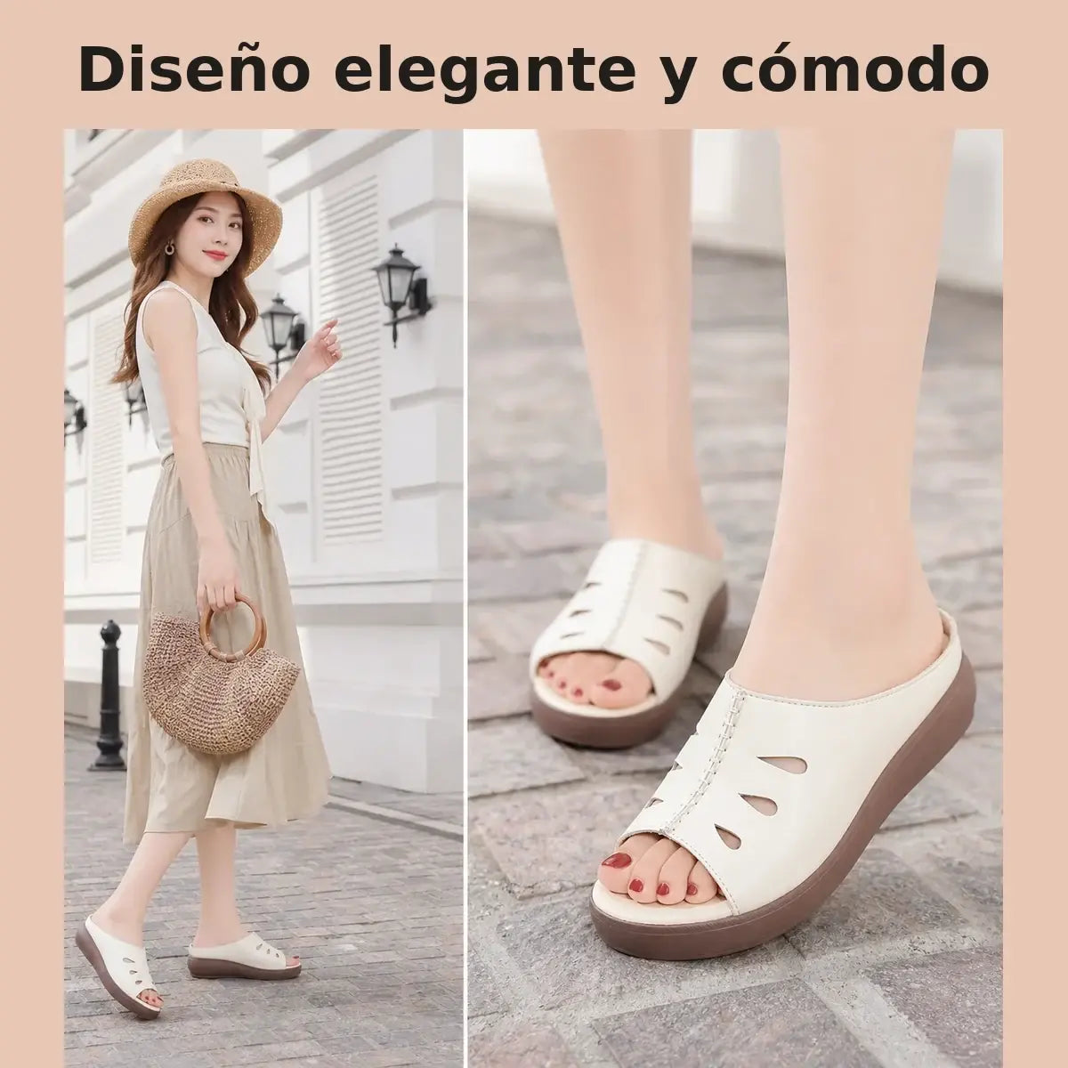👠【35–41】Zapatos de mujer elegantes y con estilo, de suela blanda.