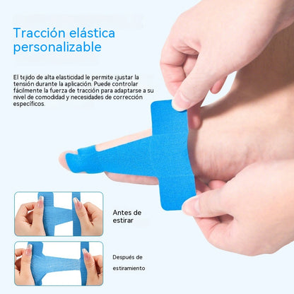 [50/100 unidades] Protectores elásticos para los dedos, parches para quemaduras, vendajes deportivos resistentes