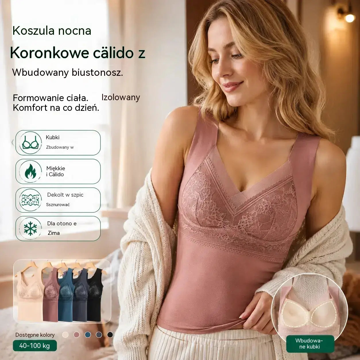 🔥Kup 1, a 1 dostaniesz gratis❤️【L-4XL】Koronkowy biustonosz z ramiączkami i wykwintnym wzorem na plecach; skutecznie unosi i zbiera biust, zapobiegając jego opadaniu ✅【Zalecany przez lekarzy】