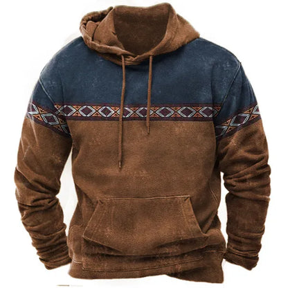 🔥🌈【S-5XL】 Hanorac 3D cu glugă cu mânecă lungă pentru iarna 2024, pentru a menține căldura și rezistența la frig-3810684