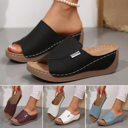 🔥👡【36-43】Moderne ženske sandale od prave kože s mekim i debelim potplatom iz 2026.