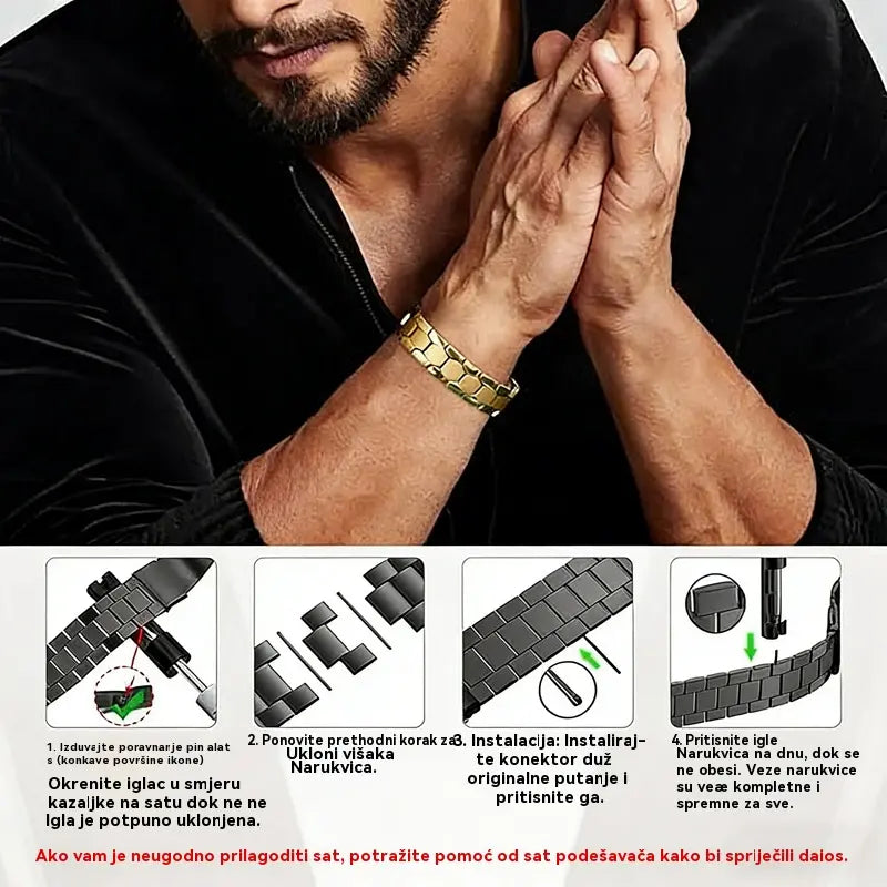 🎁【Kupite 1, dobijte 1 gratis】 ✨Pulsera magnética fácil de quitar, joya ligera para cualquier ocasión