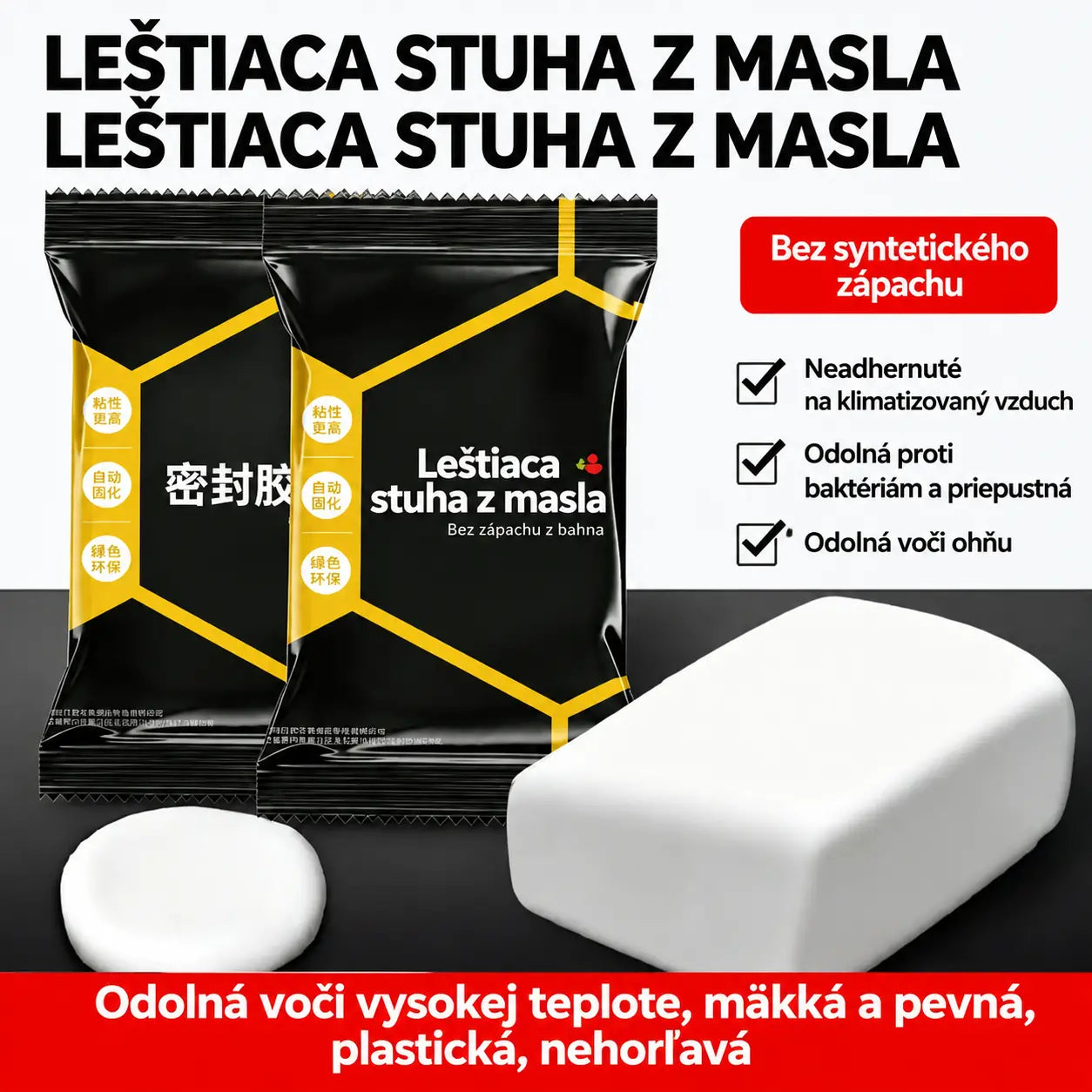 【10 kusov】🔧 Biely vodeodolný tesniaci tmel – Opravuje otvory, steny a potrubia klimatizácie 💧🏠
