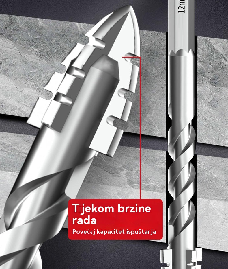 🥇【3+4+5+6+8+10+12+14+16mm】Ekscentrično svrdlo od super tvrdog volframovog čelika 7. generacije s nazubljenim rubom