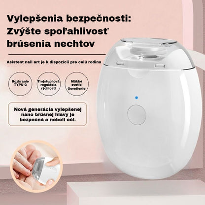 💅✨ Len za 21€! Automatický pilník na nechty – bezpečná a šetrná starostlivosť o nechty 👶🔧