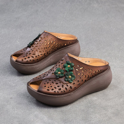 👡【35-40】Nove retro sandale iz 2026. s debelim potplatom i ribljim ustima