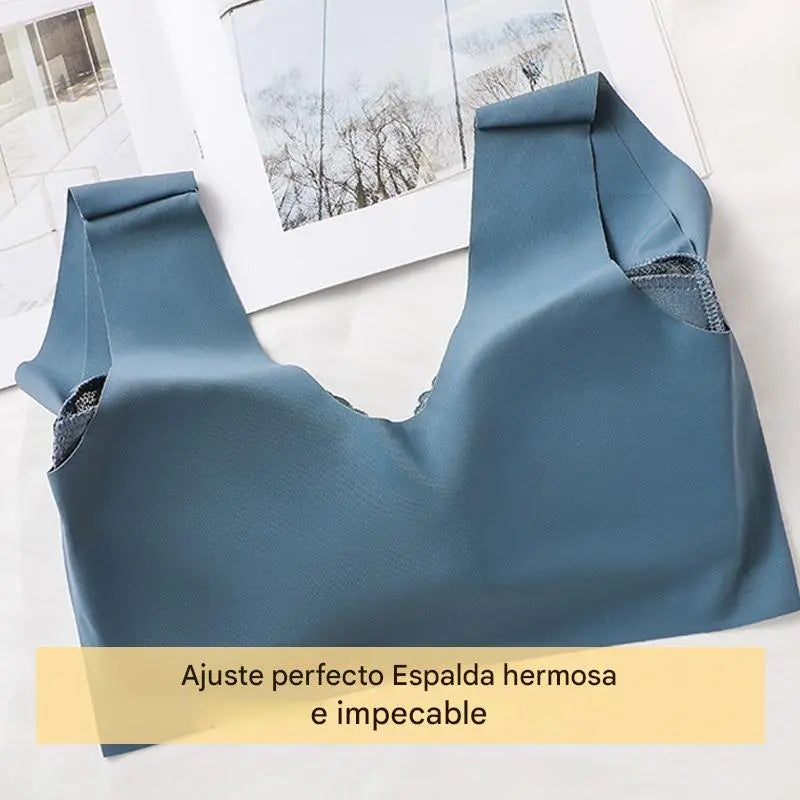 💖Precio más bajo por tiempo limitado【Conjunto de 5 piezas】【40-100KG】😍🩲Sujetador con efecto lifting y precioso encaje en la espalda, talla grande, con corte push-up y cierre frontal
