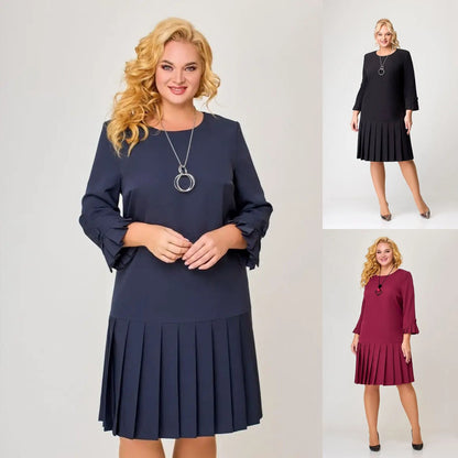 💌 Veľkosť S–5XL👗 Nová módna, vysokokvalitná, elegantná retro plísovaná suknica – Jar 2026