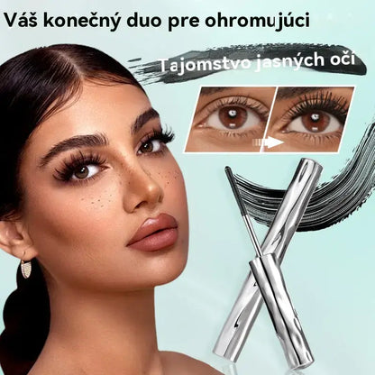 💥🔥【2 kusy】—🤩Najobľúbenejšia možnosť🔥Špeciálna ponuka 2026🔥Sada super predlžujúcej maskary a kulmy