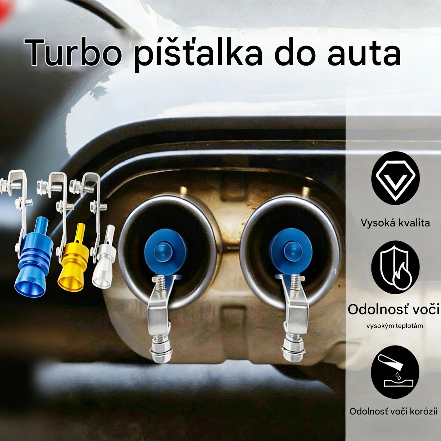 🔥Top hit【Kúpte 1 a získajte 1 zadarmo】Turbo zvuková píšťalka na výfuk – odolná a pútavá kovová
