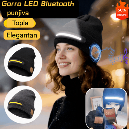 🔥🧢Punjiva Bluetooth LED kapa, topla i elegantna💡