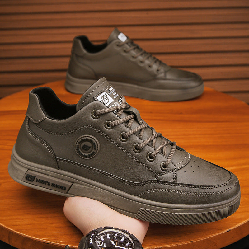 【39-44】2025  Pantofi casual din piele de înaltă calitate pentru bărbați, anti-alunecare, piele moale, talpă moale 3919685